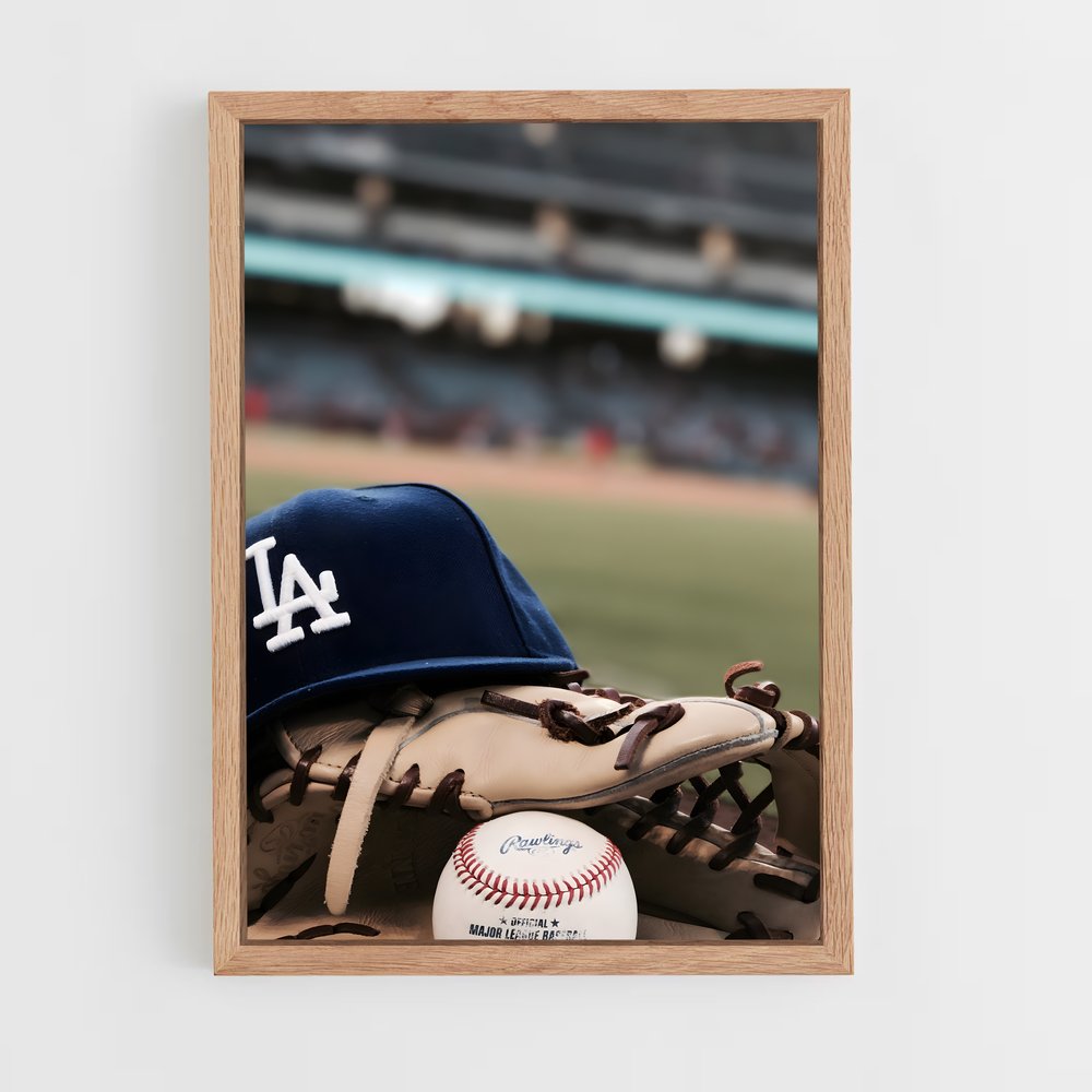 Poster Gant de Los Angeles – affiche Baseball (vue 4)
